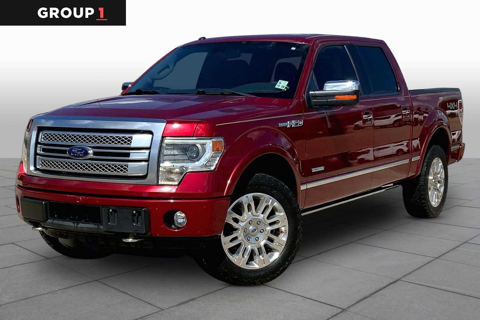 Ruby Red Metallic Tinted Clear Coat 2014 Ford F-150 Pickup Truck Four-Wheel Drive 6-Speed Automatic