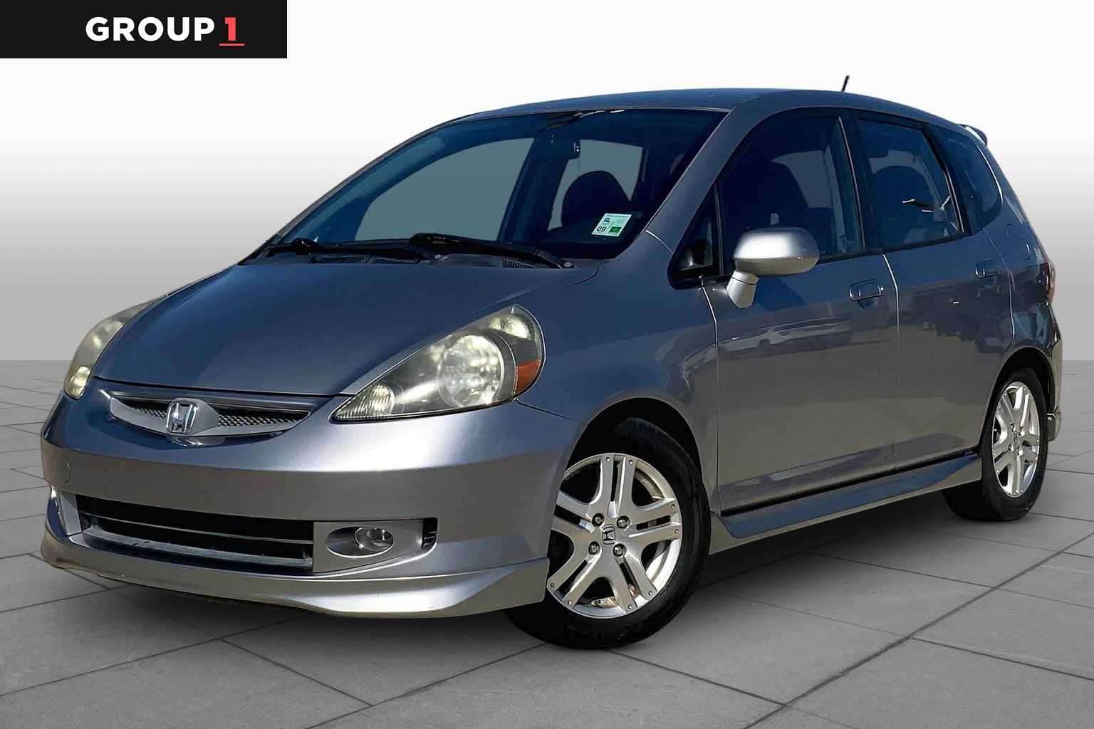 Storm Silver Metallic 2008 Honda Fit Hatchback Front-Wheel Drive 5-Speed Automatic