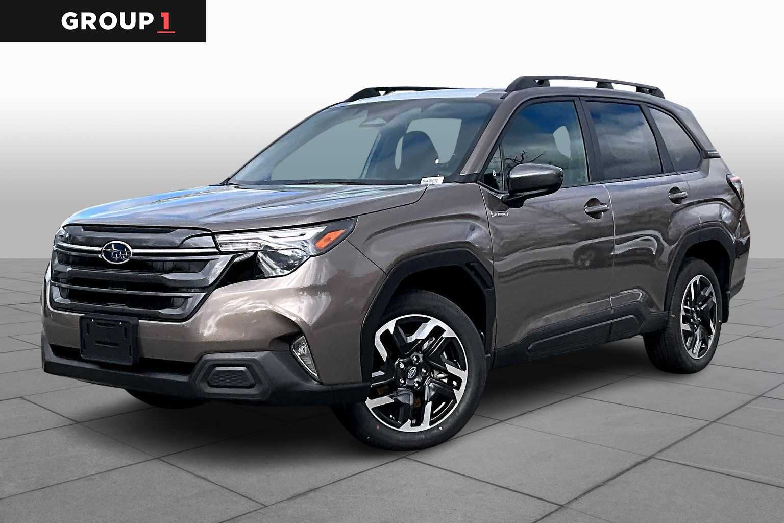Brilliant Bronze Metallic 2025 Subaru Forester Hybrid Premium AWD SUV / Crossover All-Wheel Drive Continuously Variable Transmission