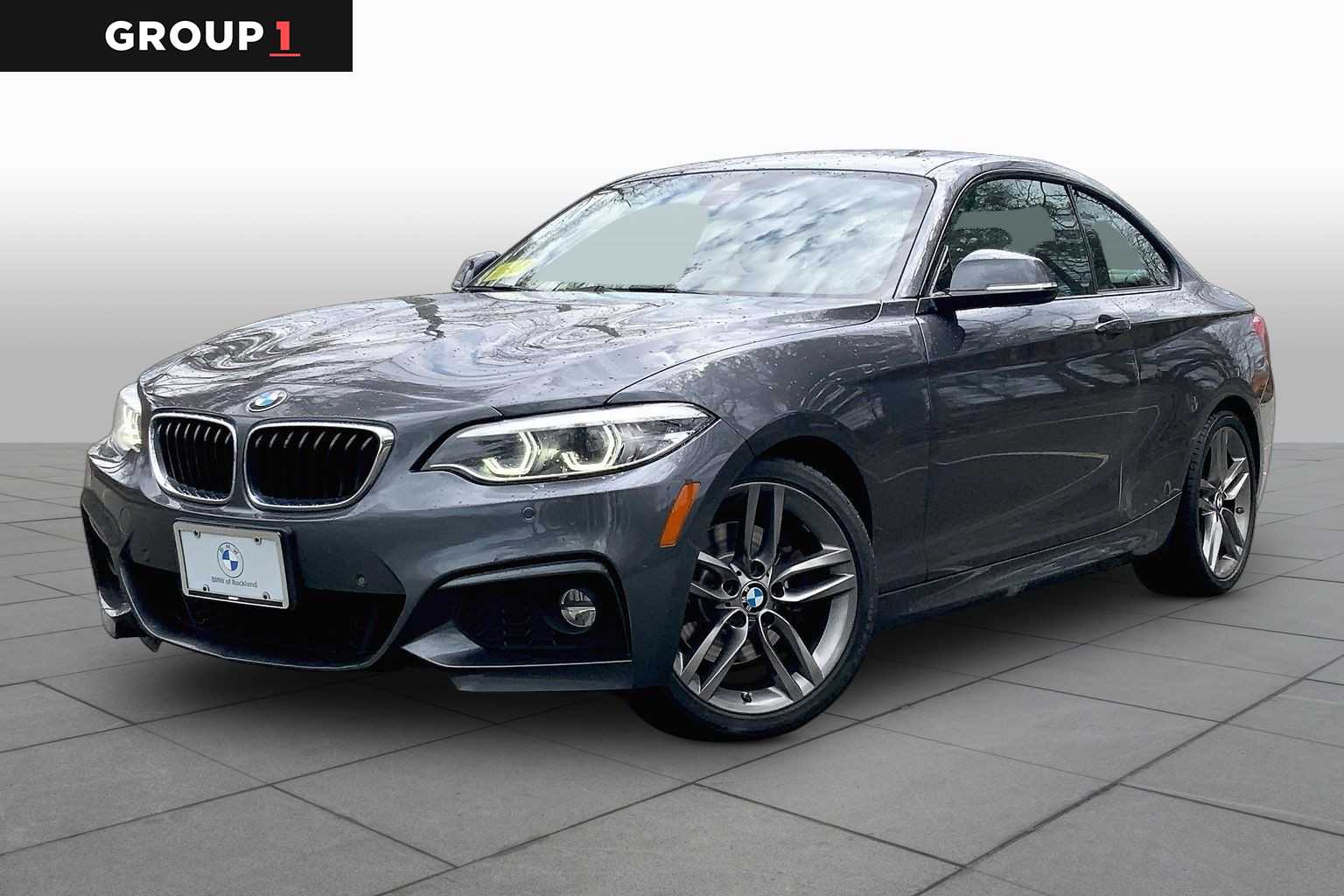 Gray (Mineral Grey Metallic) 2019 BMW 2 Series 230i Coupe RWD Coupe Rear-Wheel Drive 6-Speed Manual