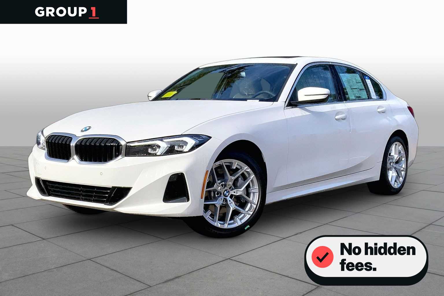 Alpine White 2026 BMW 3 Series Sedan All-Wheel Drive 8-Speed Automatic
