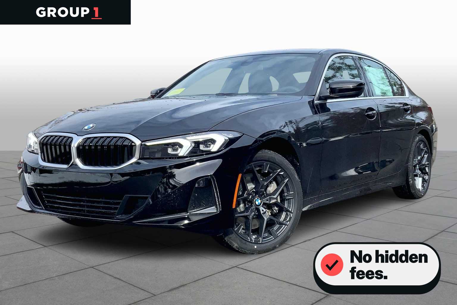 Jet Black 2026 BMW 3 Series Sedan All-Wheel Drive 8-Speed Automatic