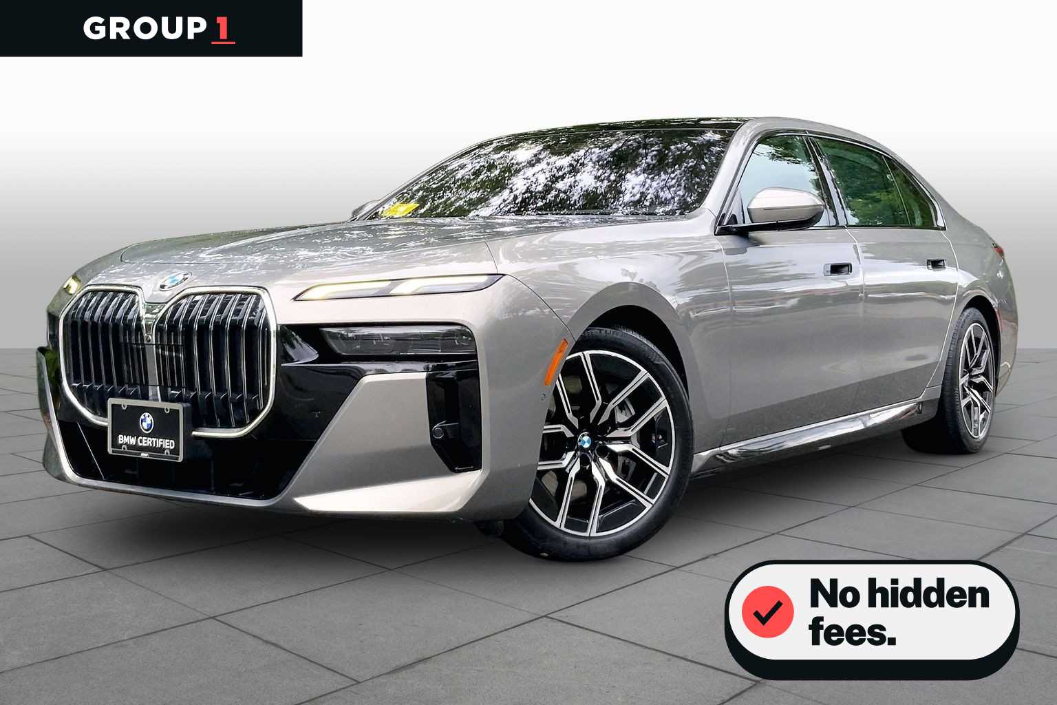 Gray (Oxide Grey Metallic) 2023 BMW 7 Series Sedan All-Wheel Drive 8-Speed Automatic