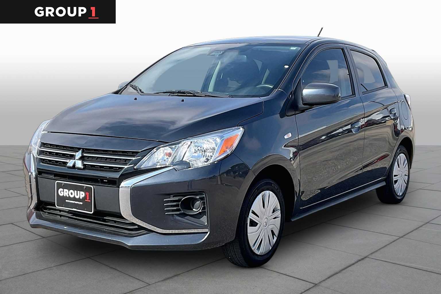 Graphite Gray Metallic 2024 Mitsubishi Mirage ES FWD Hatchback Front-Wheel Drive Continuously Variable Transmission