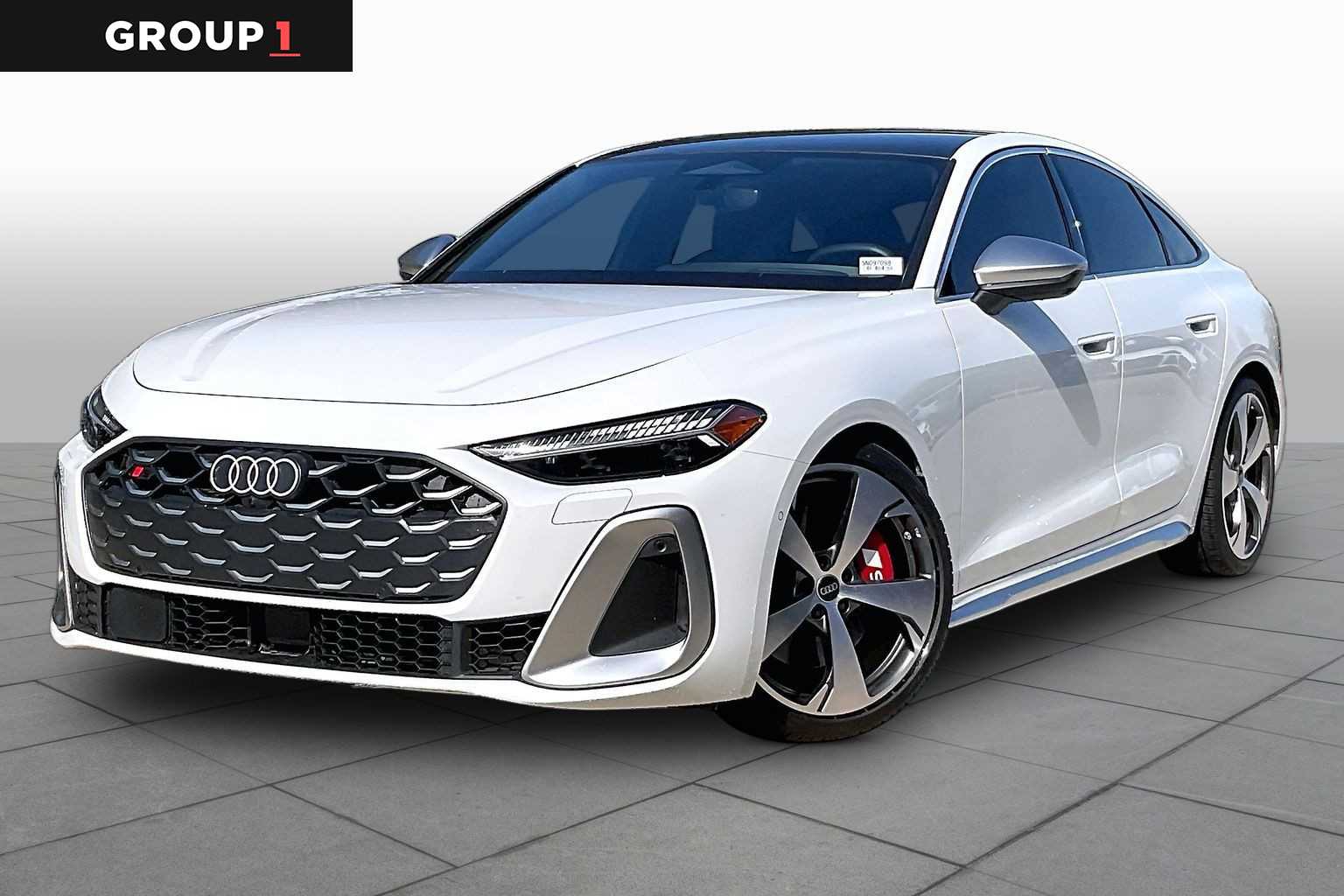 Glacier White Metallic 2025 Audi S5 Sedan All-Wheel Drive 7-Speed Automatic