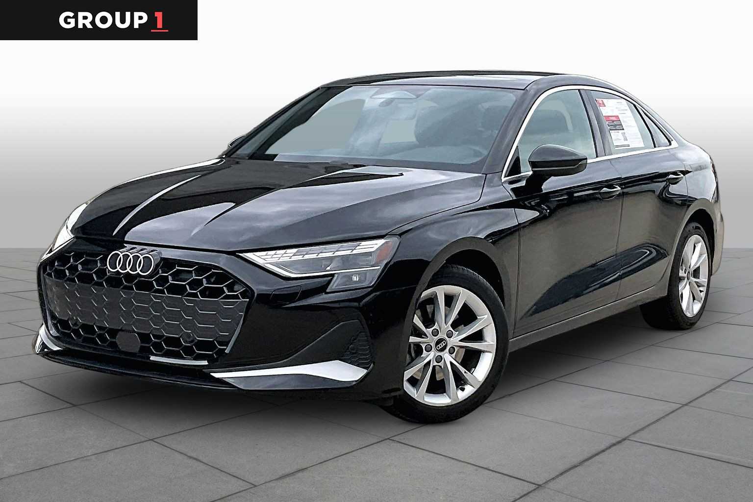 Brilliant Black 2026 Audi A3 Sedan All-Wheel Drive 7-Speed Automatic