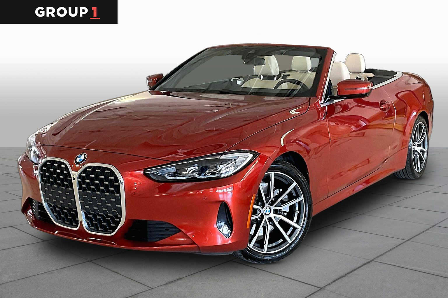 Sunset Orange Metallic 2024 BMW 4 Series Convertible Rear-Wheel Drive 8-Speed Automatic