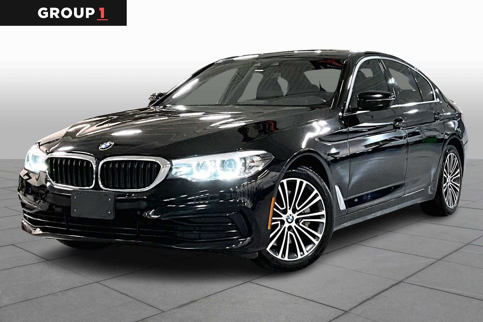Jet Black 2020 BMW 5 Series Sedan Rear-Wheel Drive 8-Speed Automatic