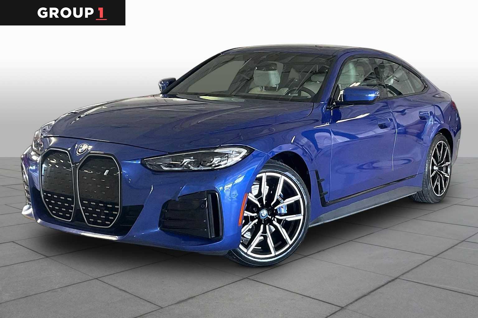 Portimao Blue Metallic 2023 BMW i4 Sedan Rear-Wheel Drive 1-Speed Automatic