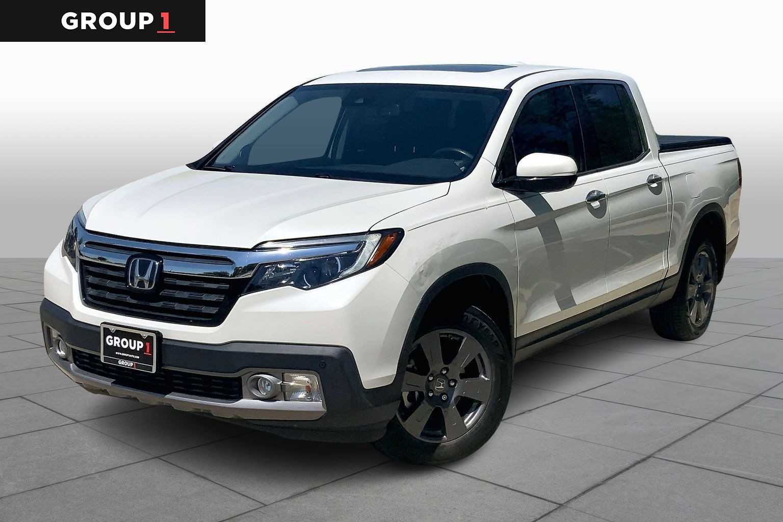 Platinum White Pearl 2020 Honda Ridgeline RTL-E AWD Pickup Truck All-Wheel Drive 6-Speed Automatic