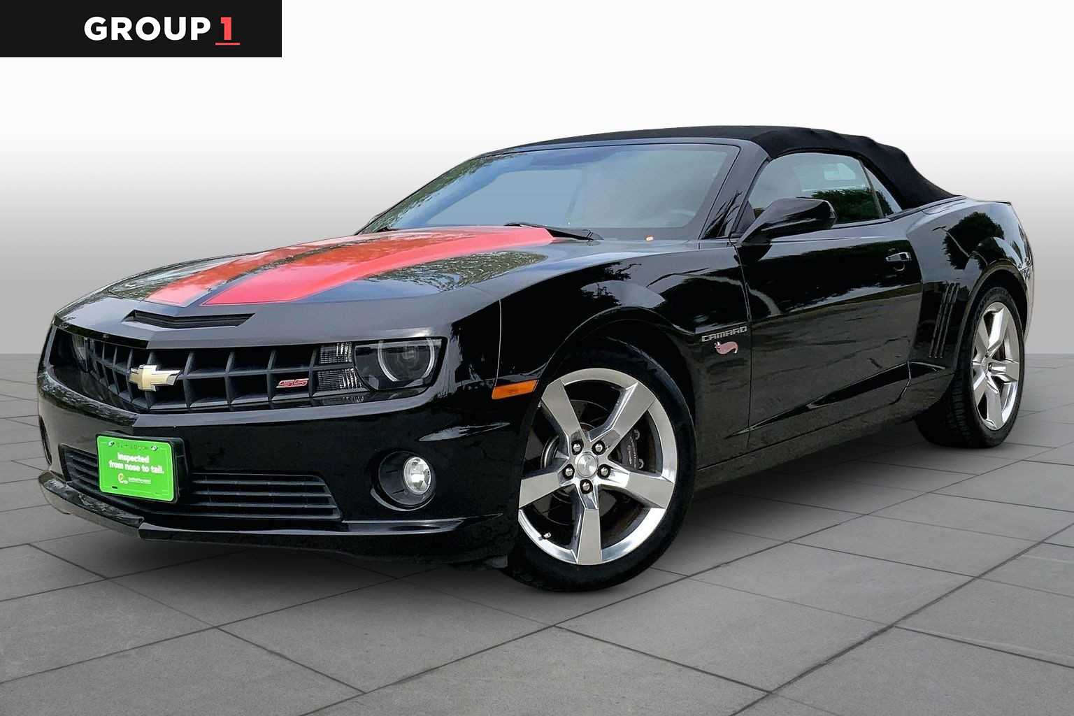 Black 2011 Chevrolet Camaro 2SS Convertible RWD Convertible Rear-Wheel Drive 6-Speed Automatic