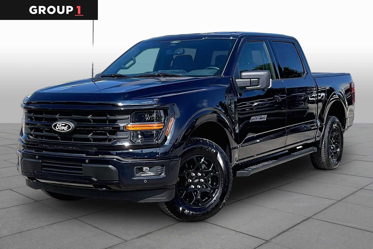 Antimatter Blue Metallic 2025 Ford F-150 XLT SuperCrew 4WD Pickup Truck Four-Wheel Drive Automatic