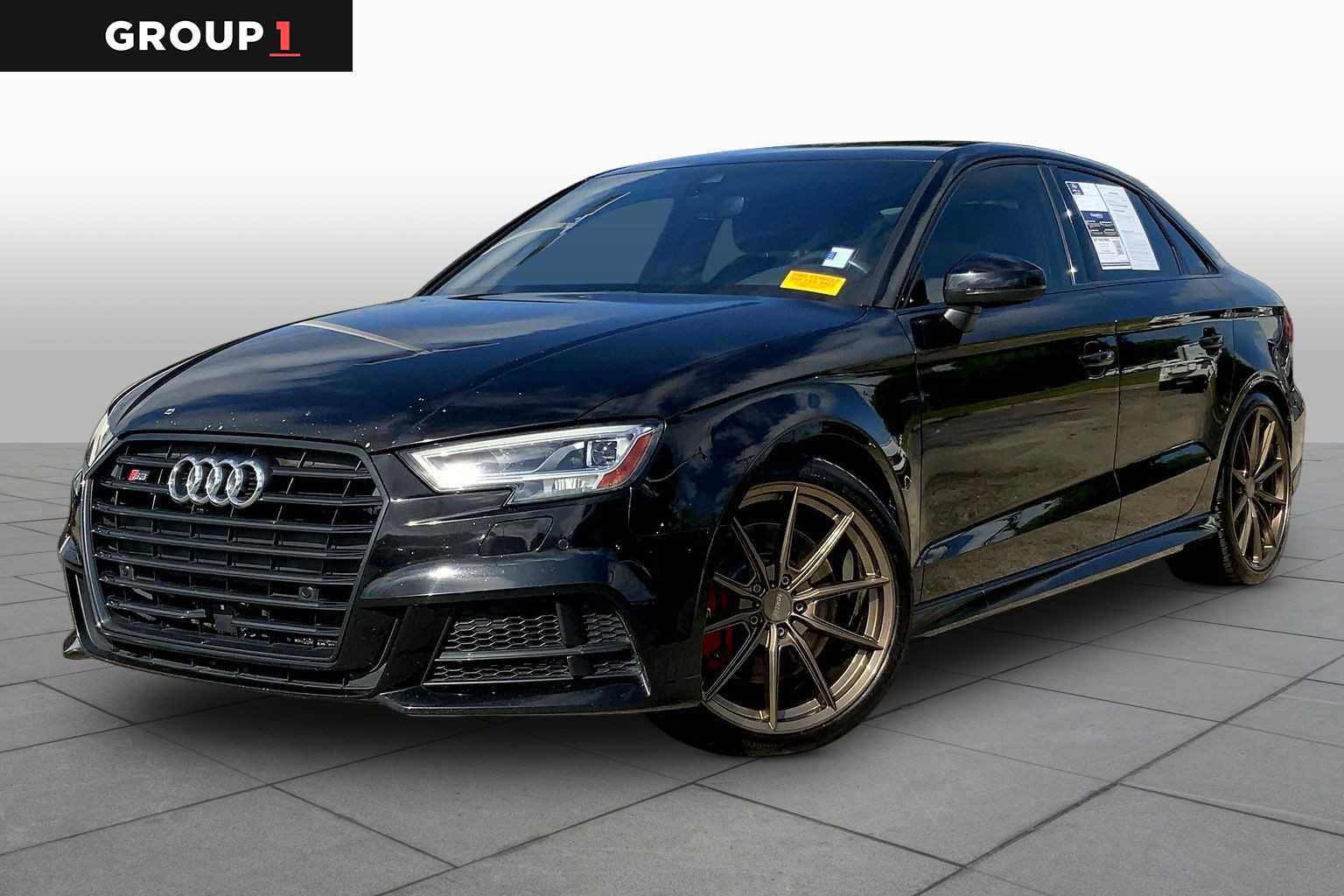 Brilliant Black 2017 Audi S3 2.0T quattro Prestige AWD Sedan All-Wheel Drive 6-Speed Automatic