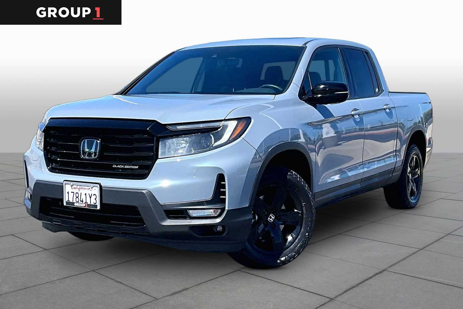 Sonic Gray Pearl 2023 Honda Ridgeline Pickup Truck All-Wheel Drive 9-Speed Automatic