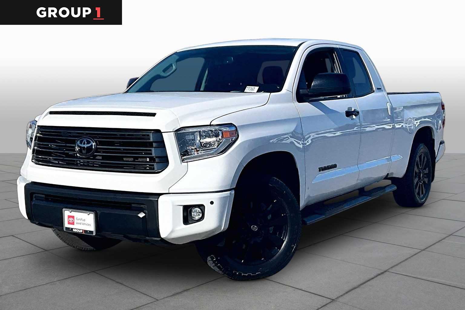 Super White 2021 Toyota Tundra Pickup Truck Four-Wheel Drive 6-Speed Automatic
