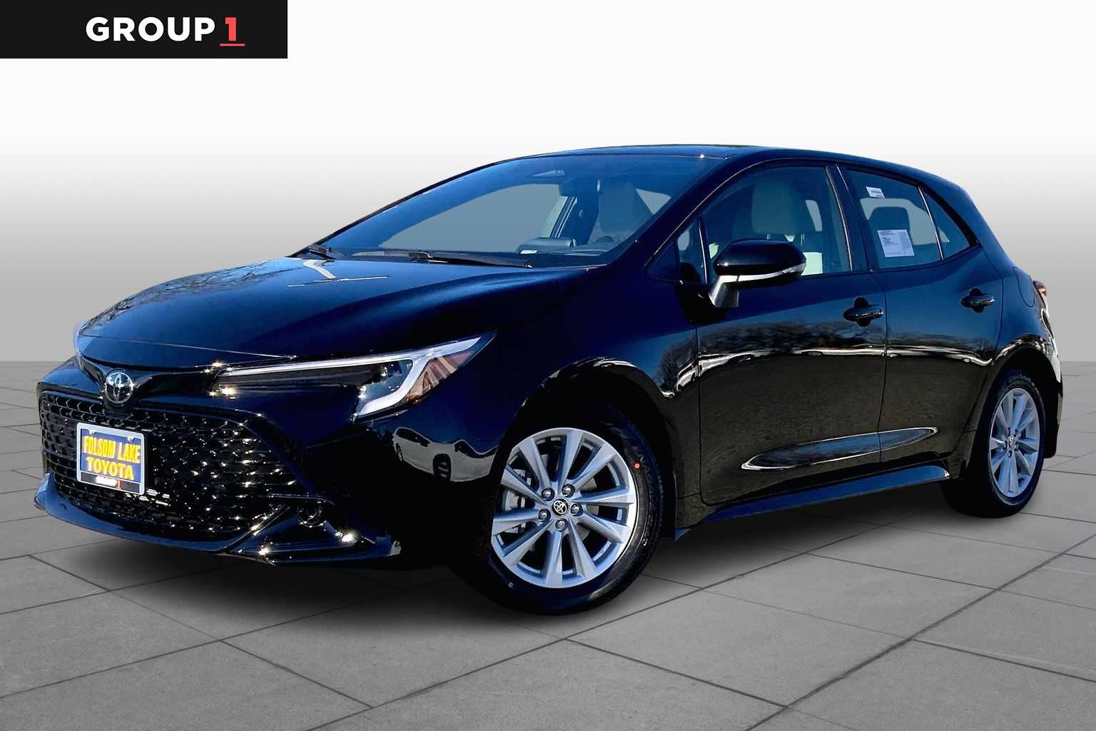 Midnight Black Metallic 2026 Toyota Corolla Hatchback Hatchback Front-Wheel Drive Continuously Variable Transmission