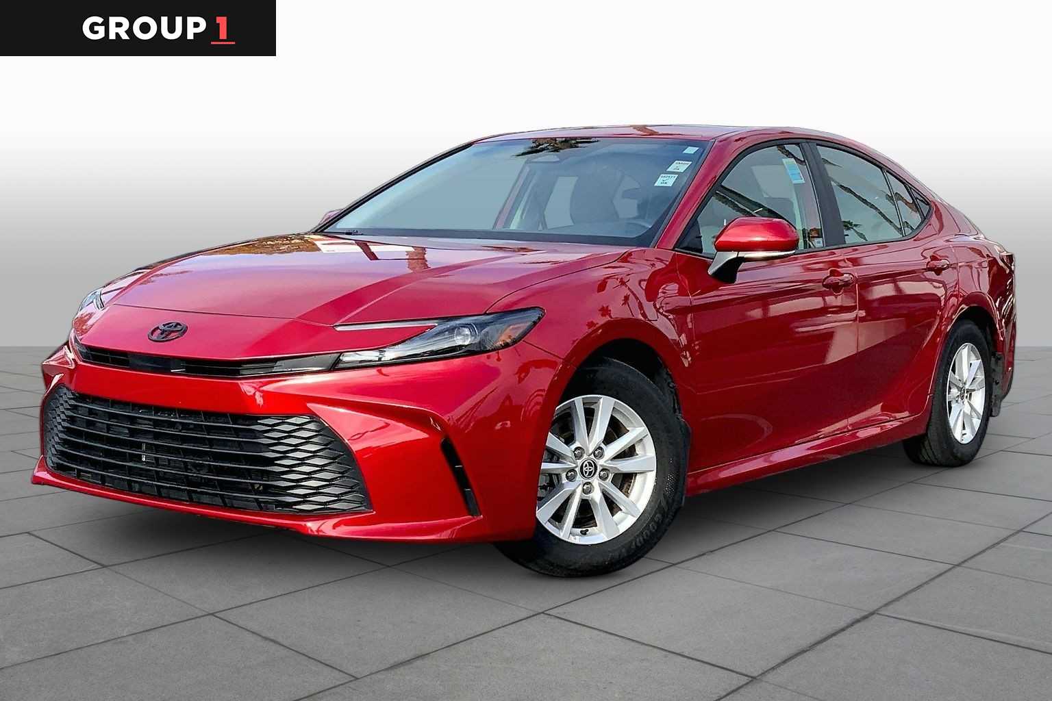 Supersonic Red 2025 Toyota Camry Sedan Front-Wheel Drive Continuously Variable Transmission