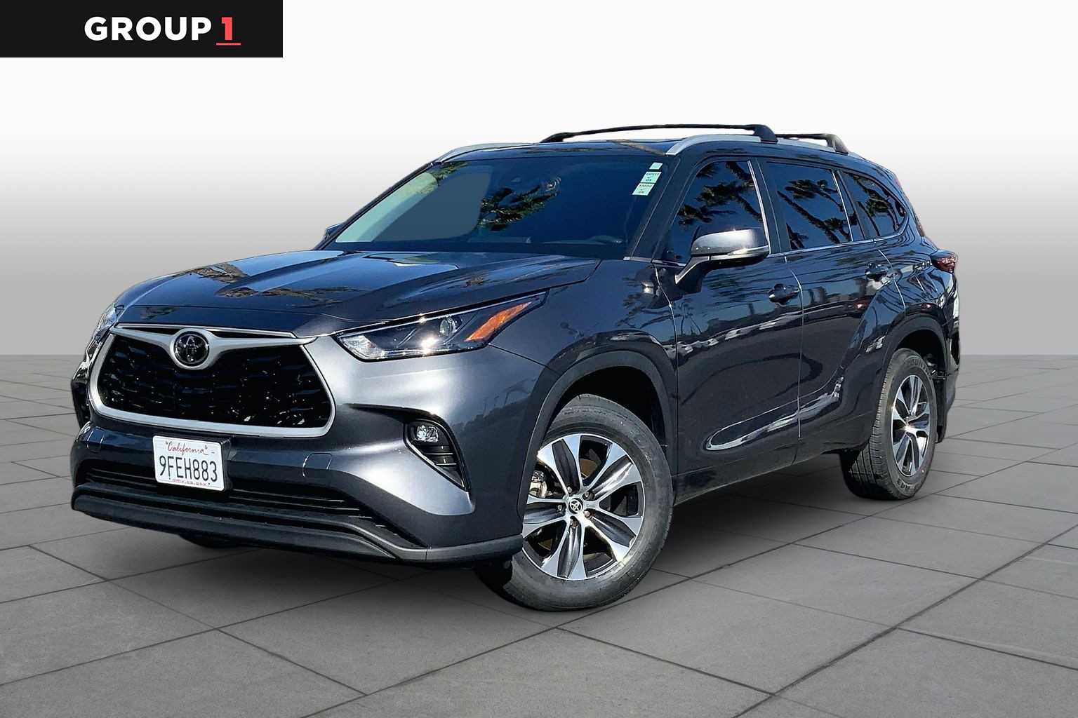 Magnetic Gray Metallic 2023 Toyota Highlander SUV / Crossover Front-Wheel Drive 8-Speed Automatic