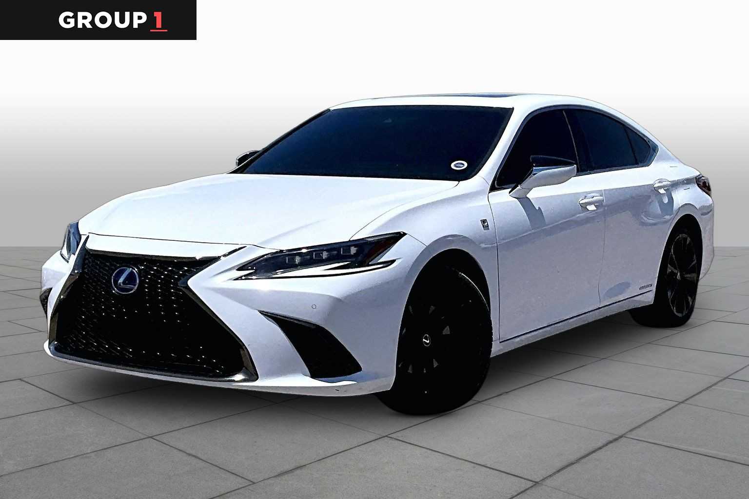 Ultra White 2022 Lexus ES Hybrid Sedan Front-Wheel Drive Continuously Variable Transmission