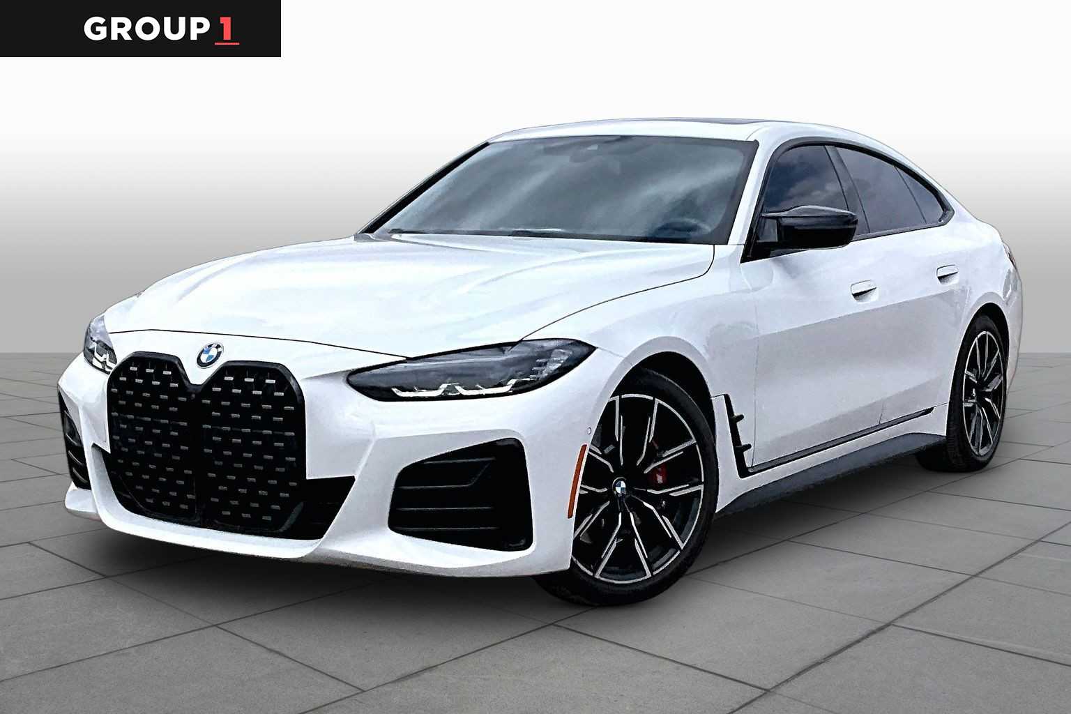 Alpine White 2024 BMW 4 Series M440i Gran Coupe xDrive Coupe All-Wheel Drive 8-Speed Automatic