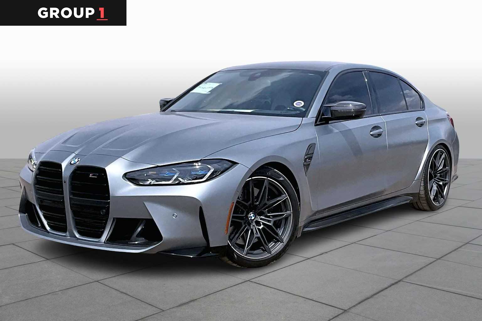 Gray (Ind Frozen Pure Grey II Metallic) 2024 BMW M3 Competition xDrive AWD Sedan All-Wheel Drive 8-Speed Automatic