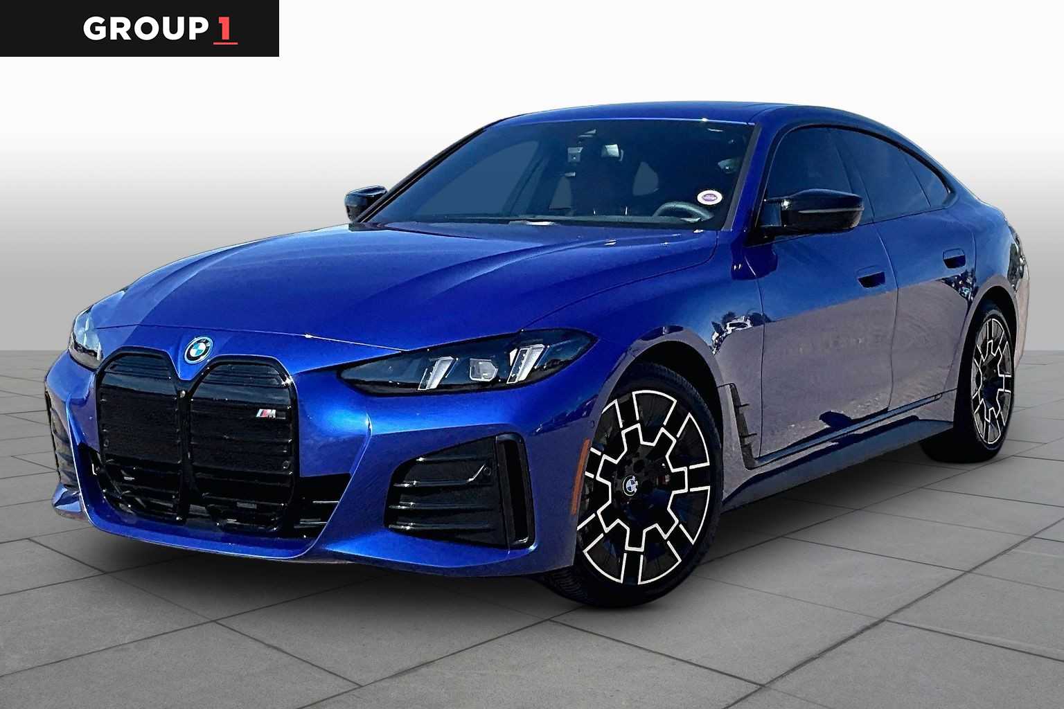 Portimao Blue Metallic 2025 BMW i4 Sedan All-Wheel Drive 1-Speed Automatic