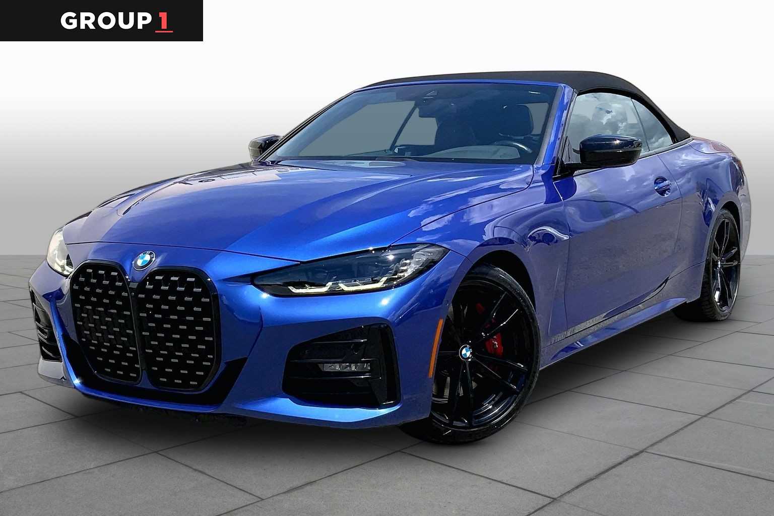 Portimao Blue Metallic 2023 BMW 4 Series Convertible Rear-Wheel Drive 8-Speed Automatic