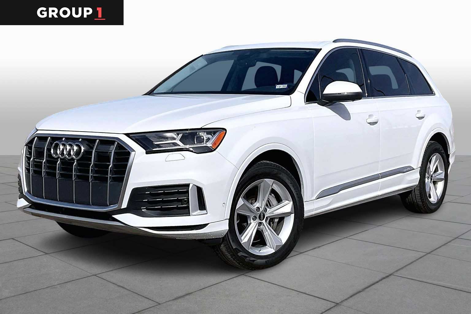 Carrara White 2023 Audi Q7 quattro Premium Plus 45 TFSI SUV / Crossover All-Wheel Drive 8-Speed Automatic