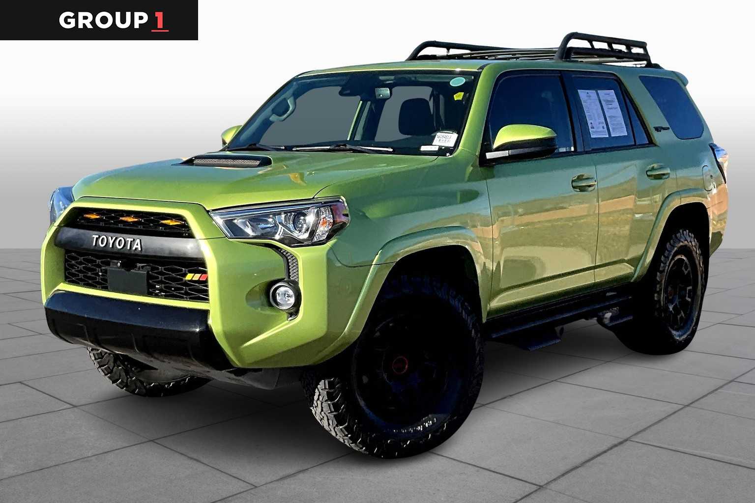 Green (Lime Rush) 2022 Toyota 4Runner TRD Pro 4WD SUV / Crossover Four-Wheel Drive 5-Speed Automatic