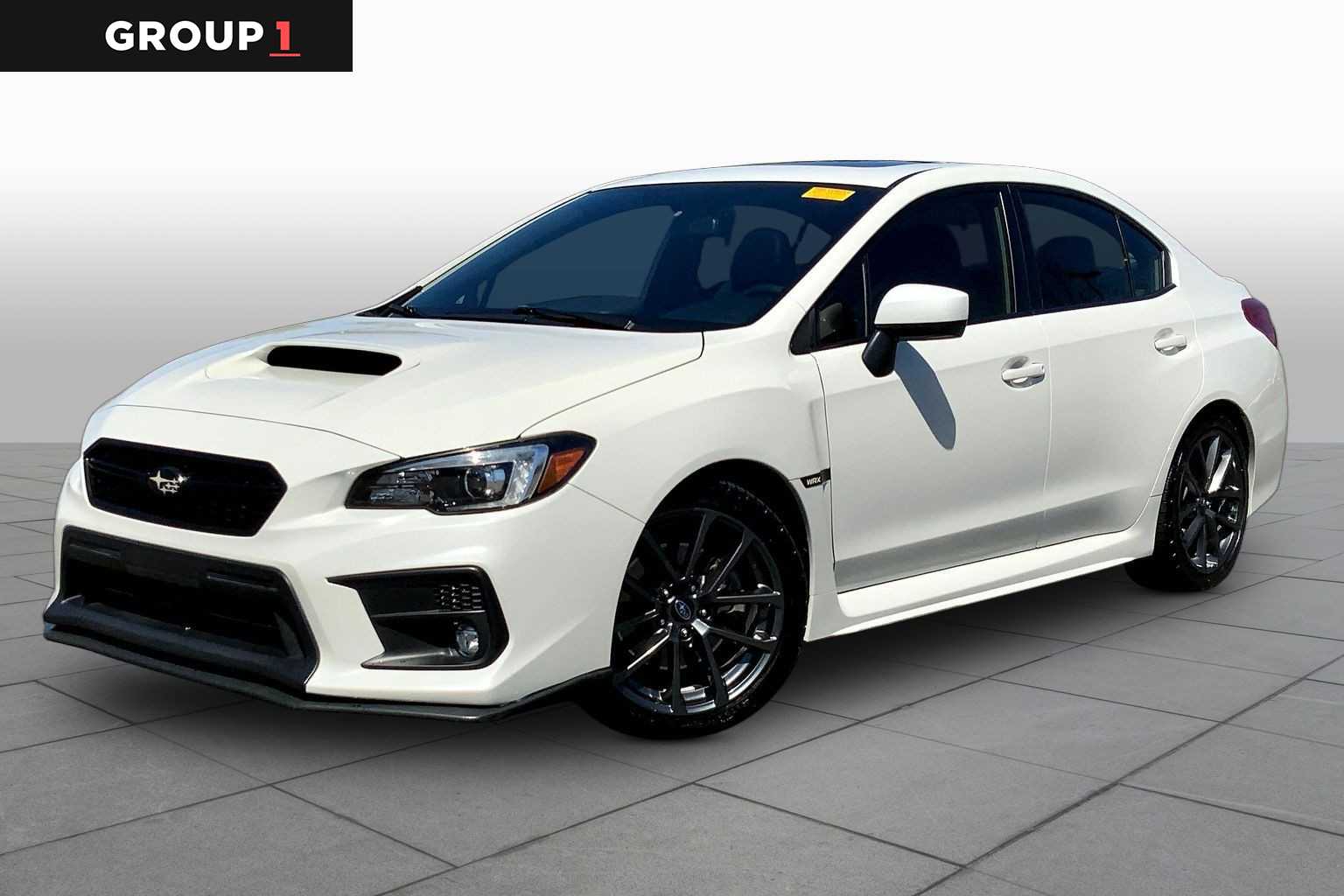 Crystal White Pearl 2019 Subaru WRX Limited AWD Sedan All-Wheel Drive 6-Speed Manual