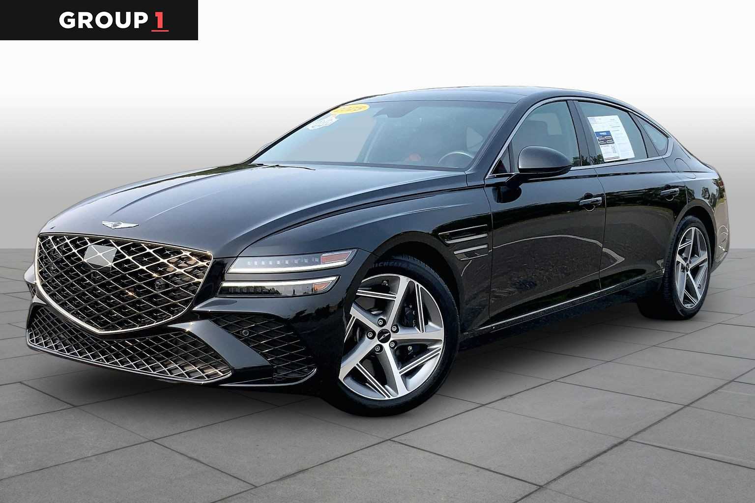 Vik Black 2025 Genesis G80 Sedan All-Wheel Drive 8-Speed Automatic