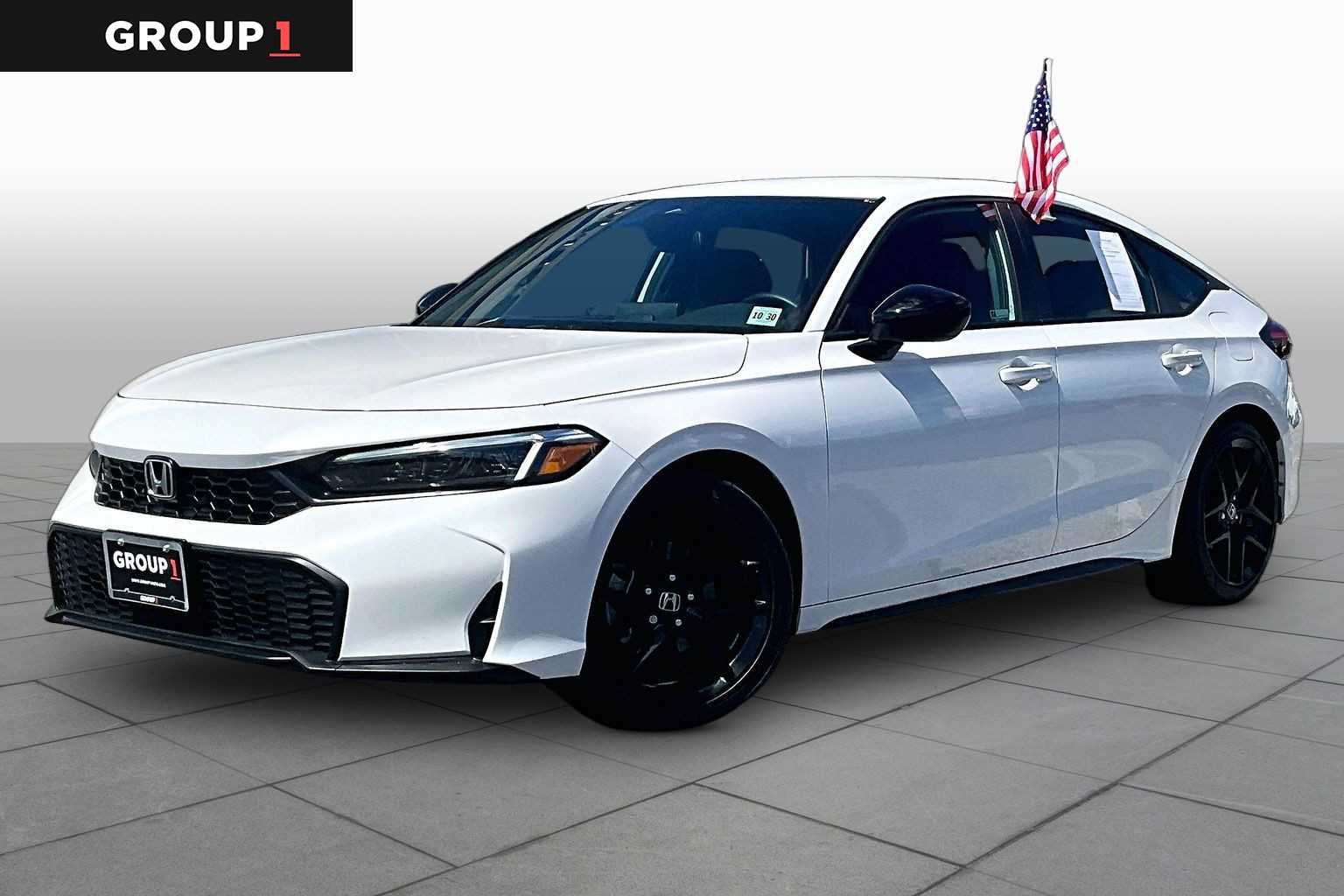 Platinum White Pearl 2026 Honda Civic Hatchback Hatchback Front-Wheel Drive Continuously Variable Transmission