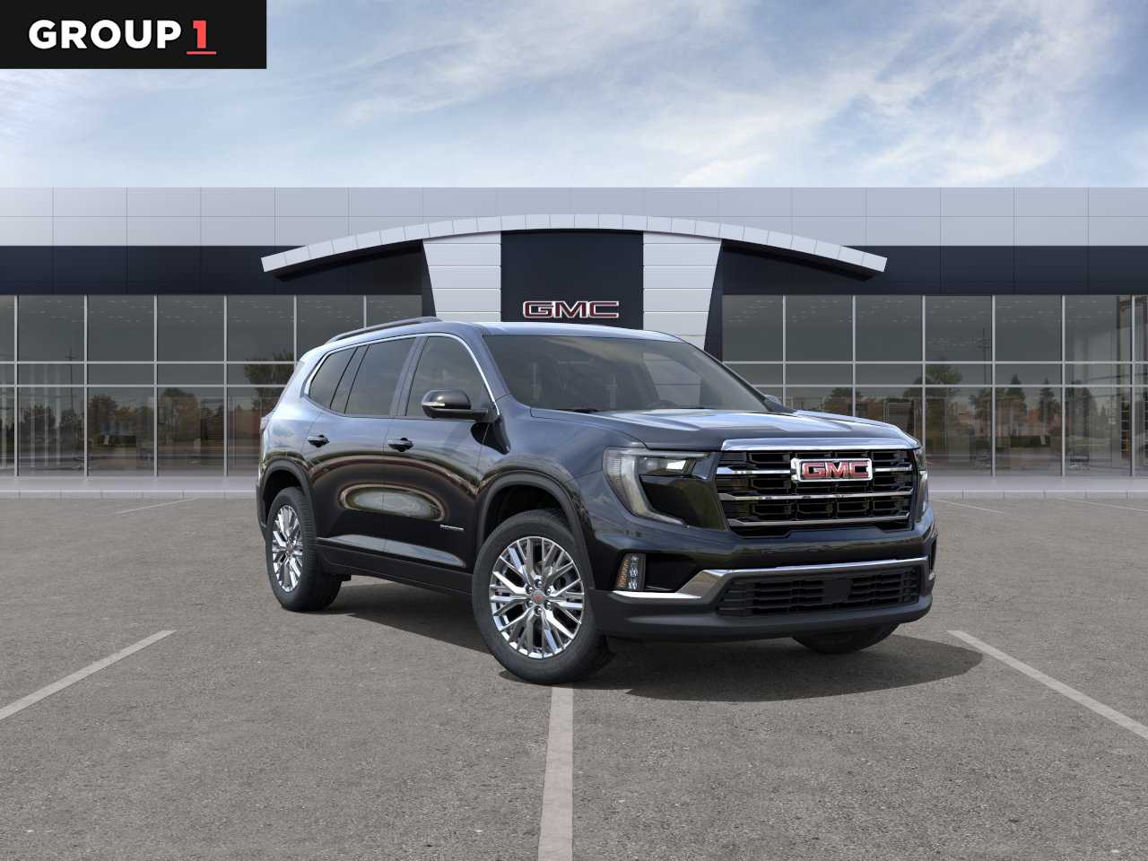 Black (Ebony Twilight Metallic) 2026 GMC Acadia Elevation AWD SUV / Crossover Four-Wheel Drive 8-Speed Automatic