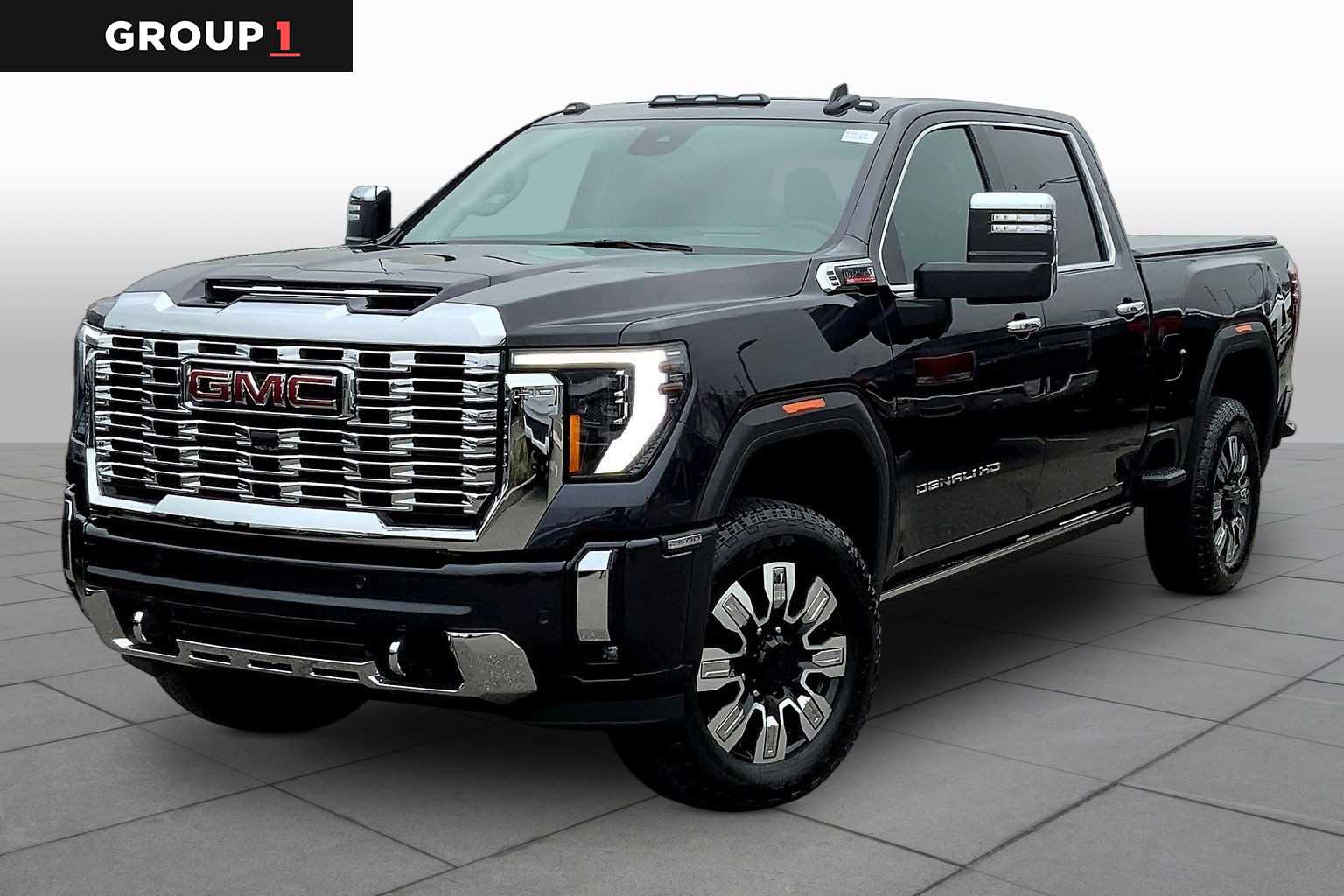 Titanium Rush Metallic 2024 GMC Sierra 2500HD Denali Crew Cab 4WD Pickup Truck Four-Wheel Drive Automatic