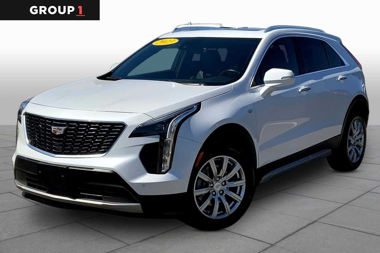 Crystal White Tricoat 2023 Cadillac XT4 Premium Luxury AWD SUV / Crossover Four-Wheel Drive 9-Speed Automatic