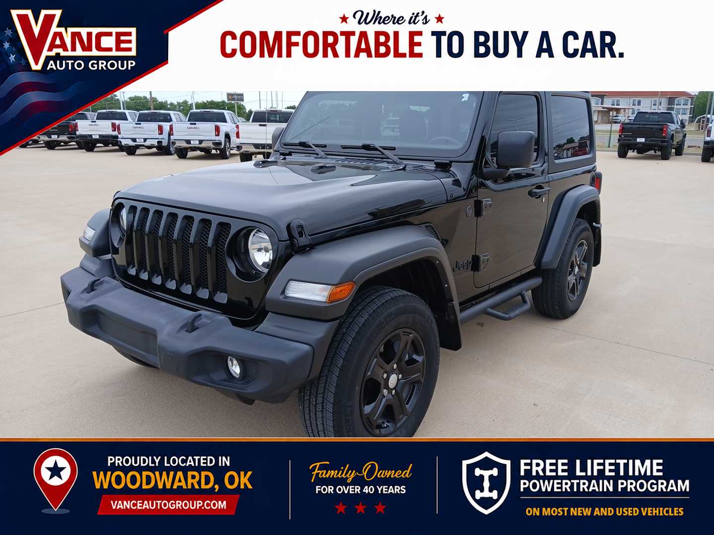 Black Clearcoat 2022 Jeep Wrangler Sport S 4WD SUV / Crossover Four-Wheel Drive 8-Speed Automatic