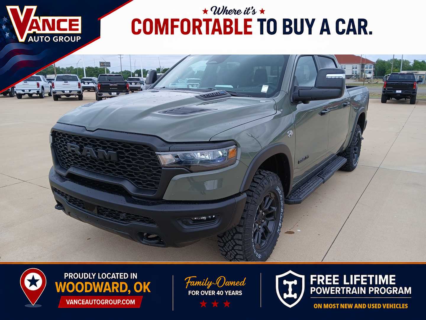 Canyon Lake 2026 RAM 1500 Rebel Crew Cab 4WD Pickup Truck Four-Wheel Drive 8-Speed Automatic