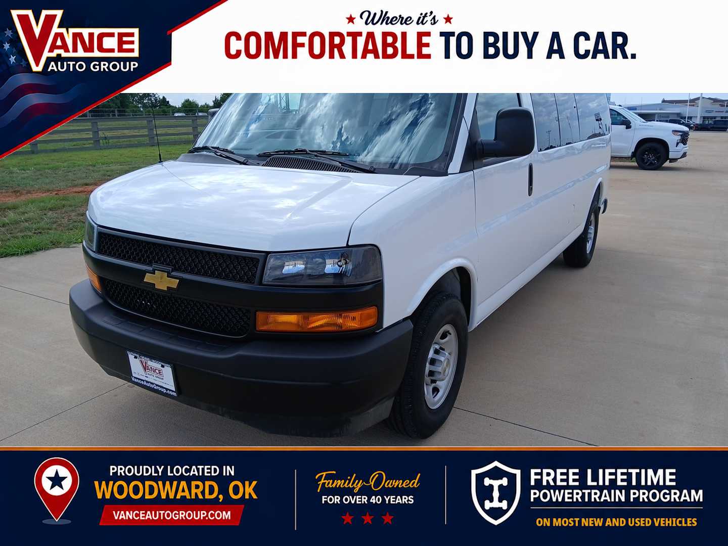 Summit White 2025 Chevrolet Express Van Rear-Wheel Drive 8-Speed Automatic