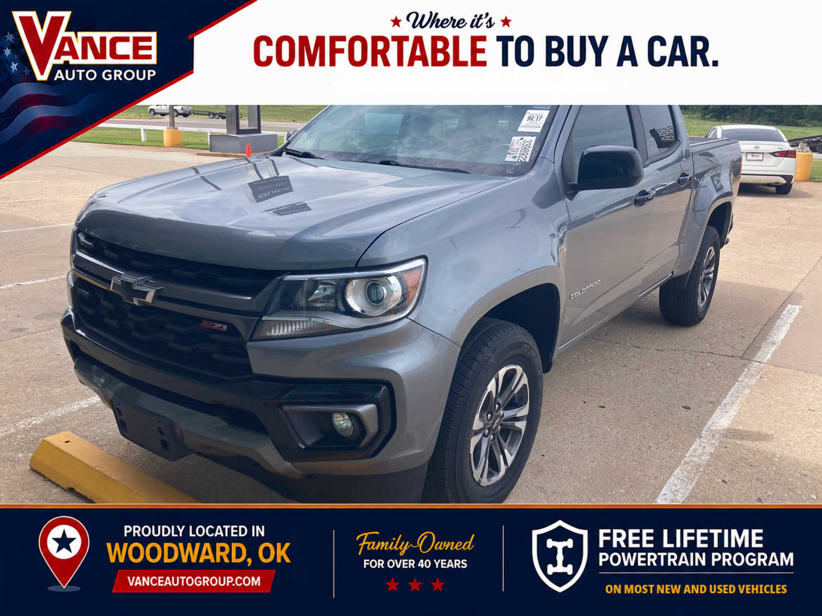 Gray (Satin Steel Metallic) 2022 Chevrolet Colorado Pickup Truck 4X2 8-Speed Automatic