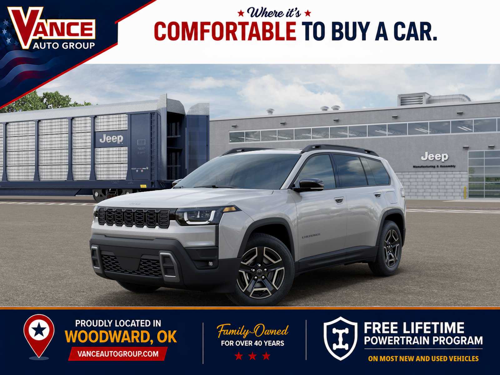 Silver Zynith Clearcoat 2026 Jeep Cherokee Limited 4WD SUV / Crossover Four-Wheel Drive Continuously Variable Transmission
