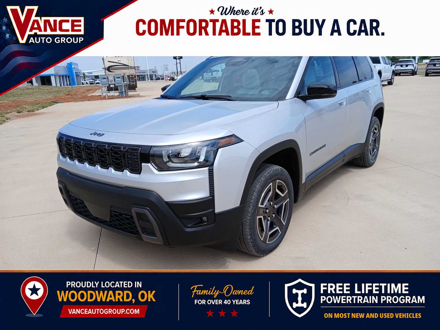 Silver Zynith Clearcoat 2026 Jeep Cherokee Limited 4WD SUV / Crossover Four-Wheel Drive Continuously Variable Transmission