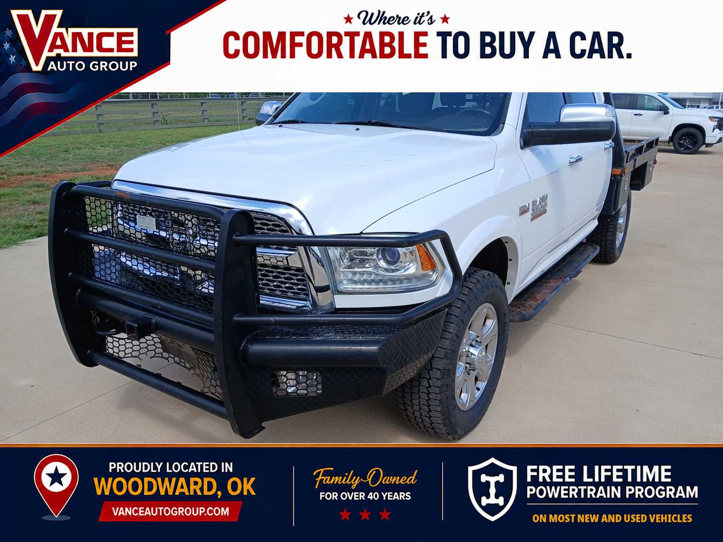 Bright White Clearcoat 2015 RAM 2500 Pickup Truck Four-Wheel Drive 6-Speed Automatic