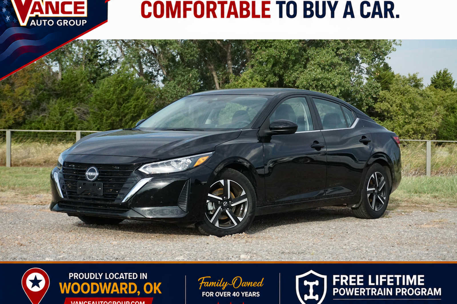 Super Black 2025 Nissan Sentra Sedan Front-Wheel Drive Continuously Variable Transmission