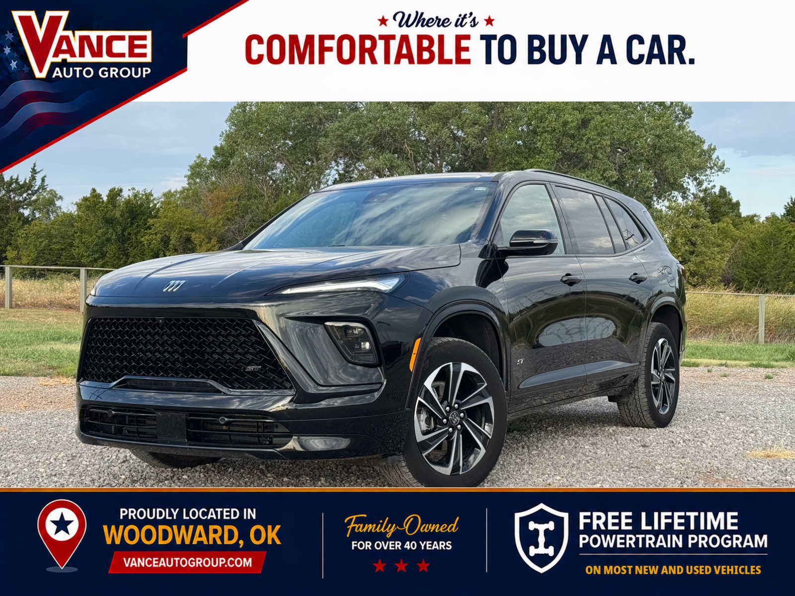 Black (Ebony Twilight Metallic) 2025 Buick Enclave SUV / Crossover Front-Wheel Drive Automatic