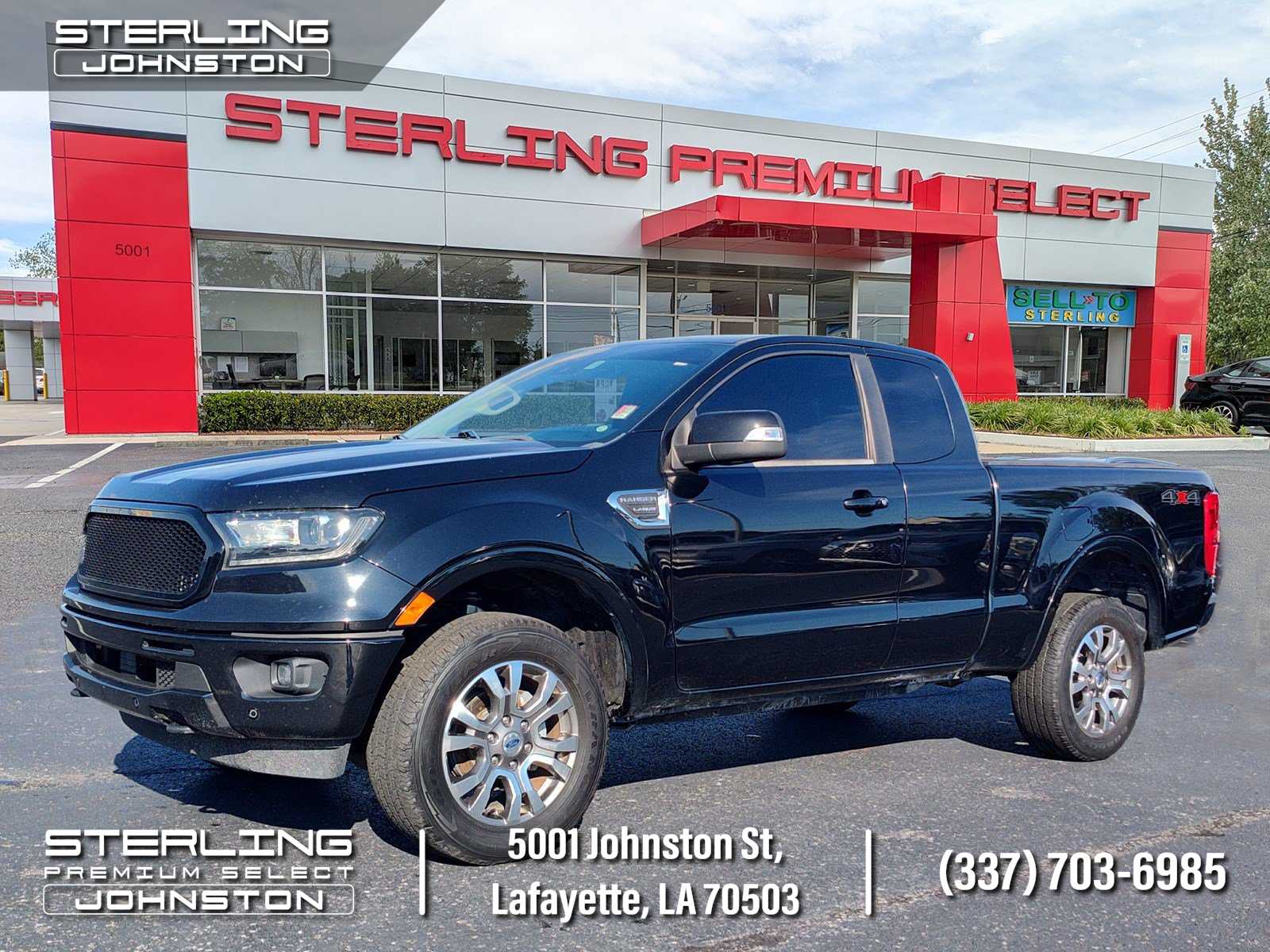 Shadow Black 2020 Ford Ranger Pickup Truck Four-Wheel Drive Automatic