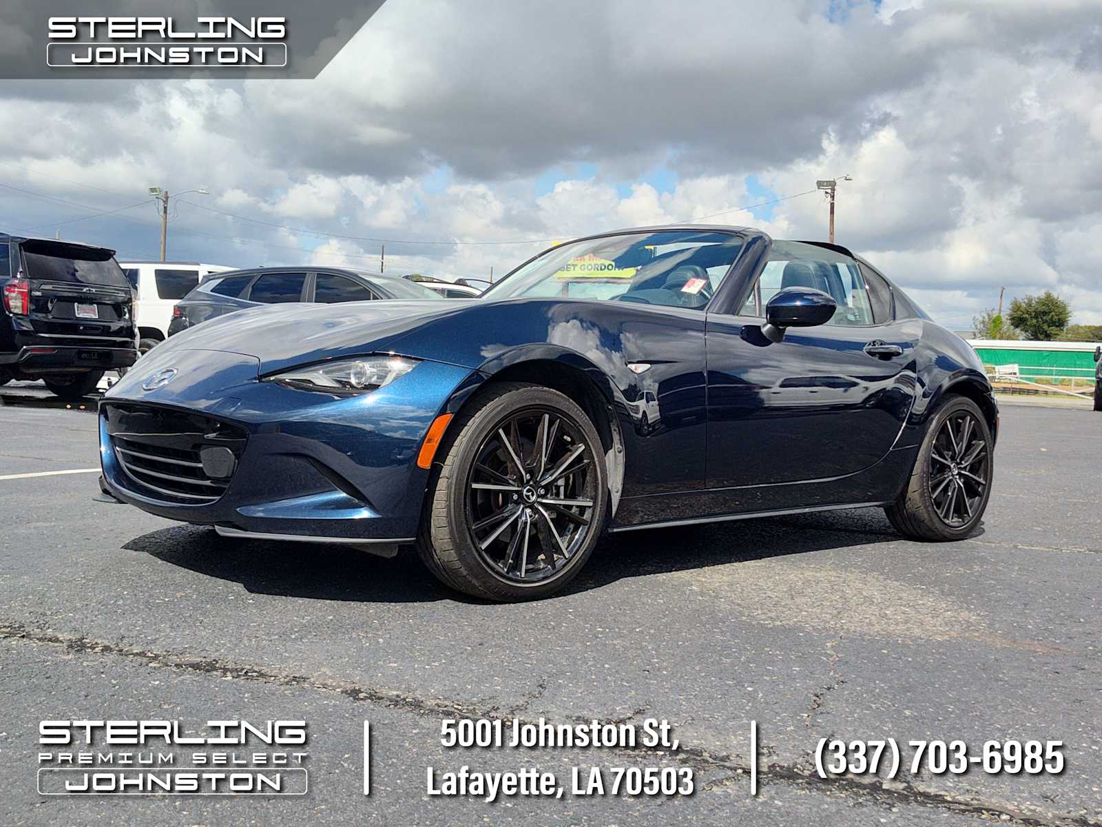 Deep Crystal Blue Mica 2025 Mazda MX-5 Miata Convertible Rear-Wheel Drive Automatic