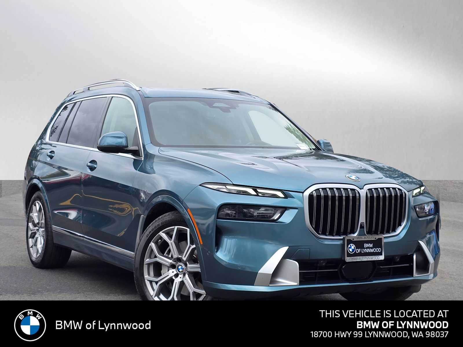 Blue Ridge Mountain Metallic 2023 BMW X7 xDrive40i AWD SUV / Crossover All-Wheel Drive 8-Speed Automatic