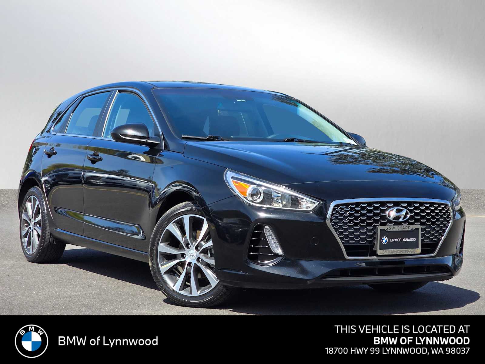 Black Noir Pearl 2018 Hyundai Elantra GT Hatchback 6-Speed Automatic