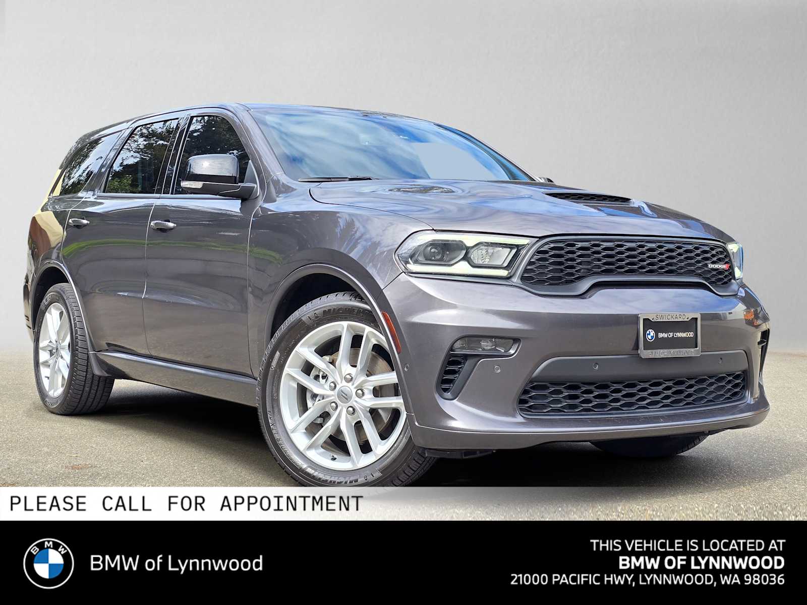 Granite Clearcoat 2021 Dodge Durango SUV / Crossover All-Wheel Drive 8-Speed Automatic