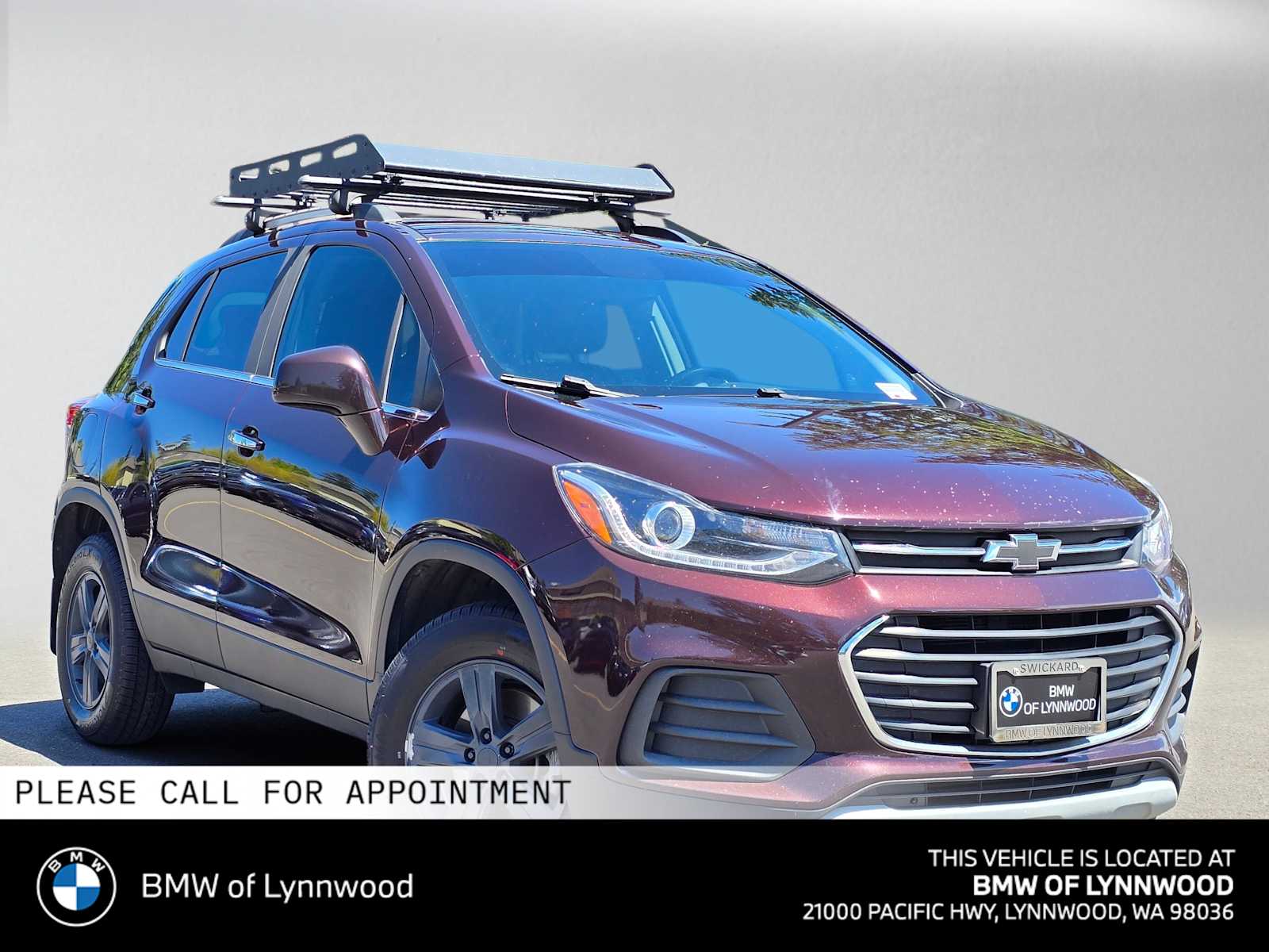 Black Cherry Metallic 2020 Chevrolet Trax SUV / Crossover All-Wheel Drive 6-Speed Automatic